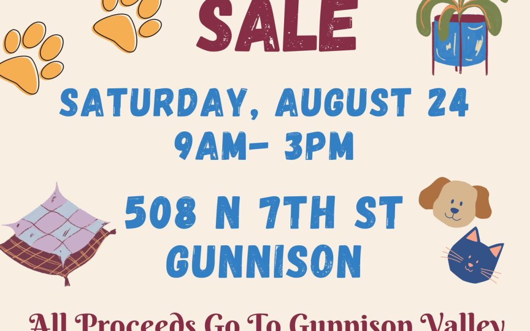 Annual Yard Sale August 24th