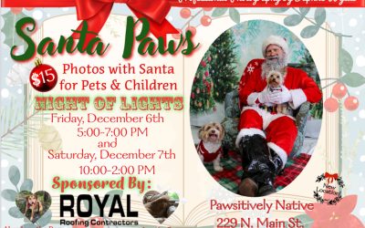 Santa Paws- December 6th and 7th