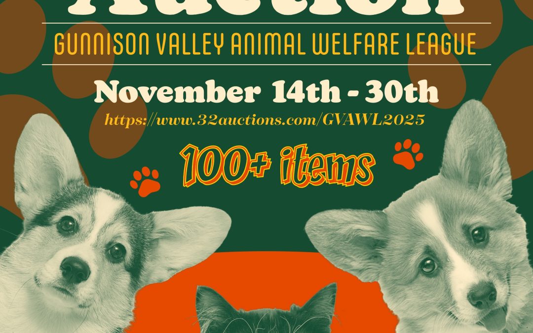 GFALL 2025 Auction- Meow, Bark, & Bid