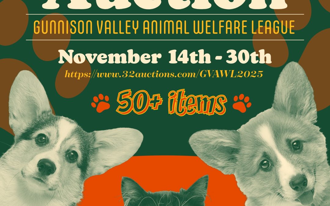 GFALL 2025 Auction- Meow, Bark, & Bid